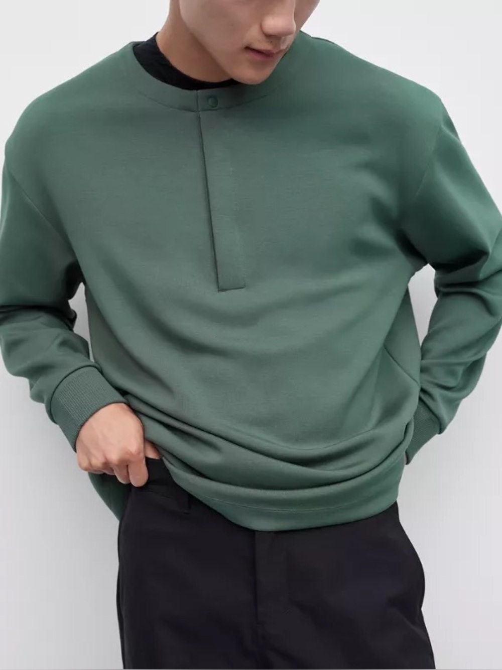 Softstreme Oversized Long-Sleeve Henley
